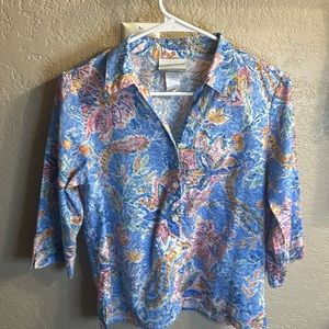 Alfred dunner petite floral shirt